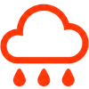 突然の雨